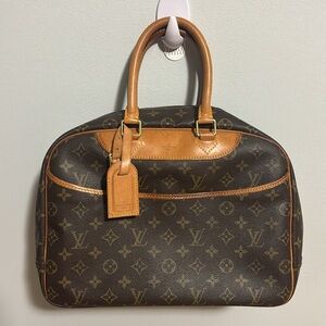 LOUIS VUITTON MONOGRAM DEAUVILLE BOWLING VANITY HANDBAG